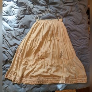 Johnny Was Calme tiered skirt